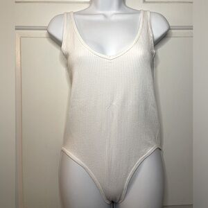 Rib Knit Bodysuit Size M/L